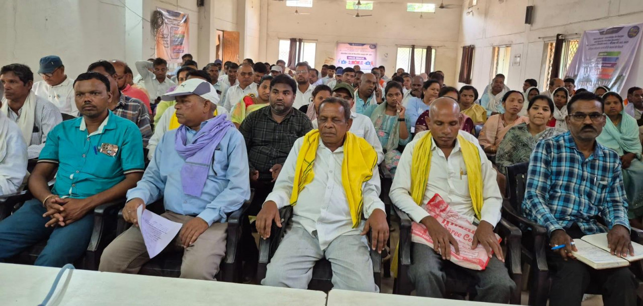 भू-जल संवर्धन को बढ़ावा देने जनप्रतिनिधियों और अधिकारियों को मिला प्रशिक्षण