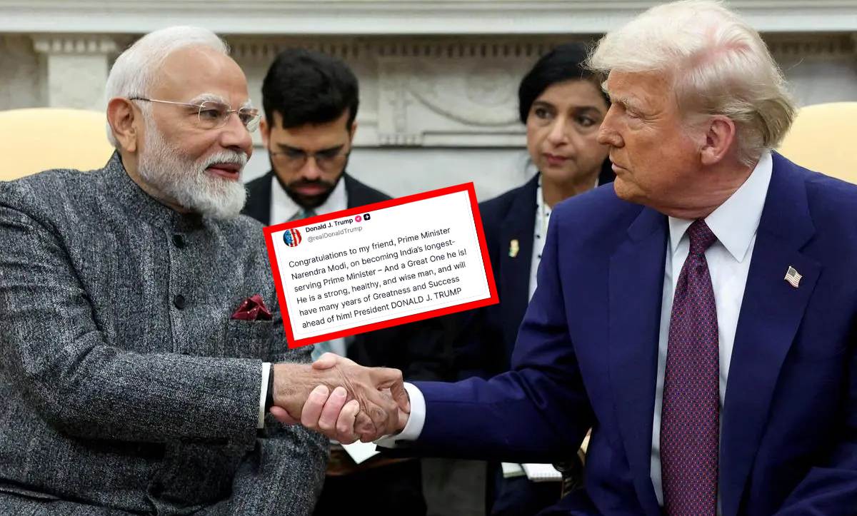 Trump, Meloni और Netanyahu ने दी PM मोदी को बधाई, नेहरू का रिकॉर्ड तोड़कर बने सबसे लंबे समय तक लगातार निर्वाचित प्रधानमंत्री