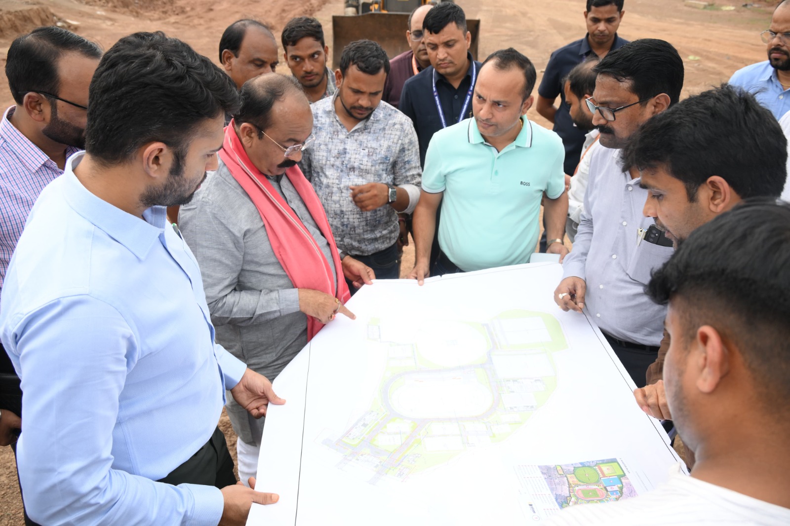 रायगढ़ में बन रहा 91 करोड़ का इंटिग्रेटेड स्पोर्ट्स कॉम्प्लेक्स, डिप्टी सीएम अरुण साव ने किया निरीक्षण