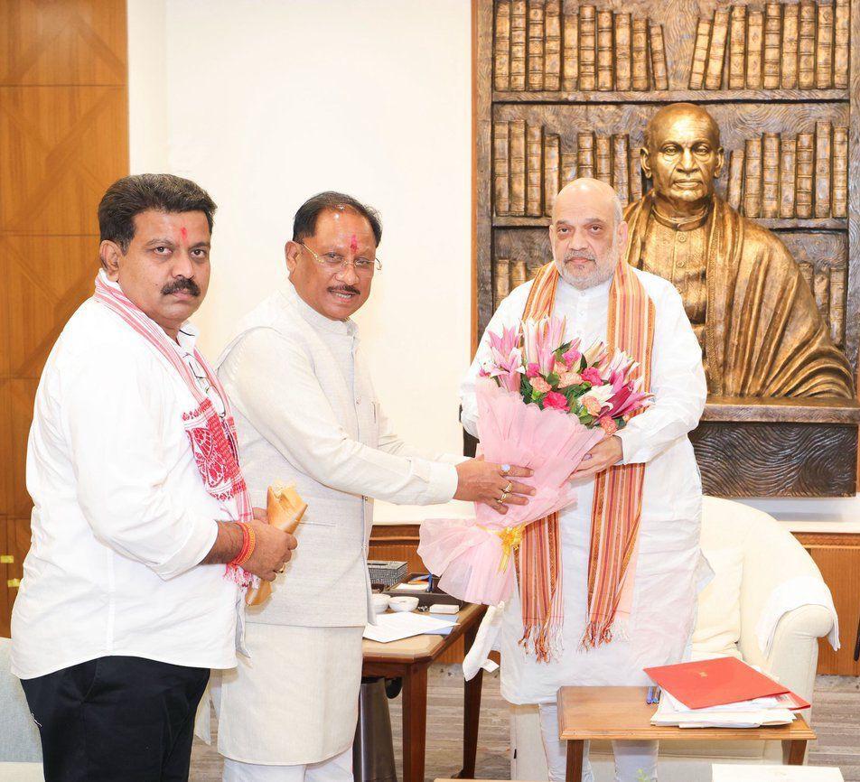 छत्तीसगढ़ में अखिल भारतीय आयुर्वेद संस्थान खोलने की मांग, अमित शाह से मिले मुख्यमंत्री विष्णुदेव साय