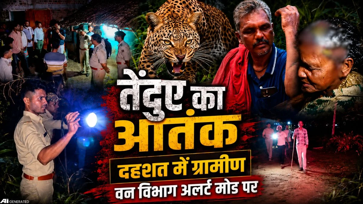 तेंदुए का आतंक: 6 दिनों में 4 लोगों पर हमला, दहशत में ग्रामीण, अलर्ट मोड पर वन विभाग