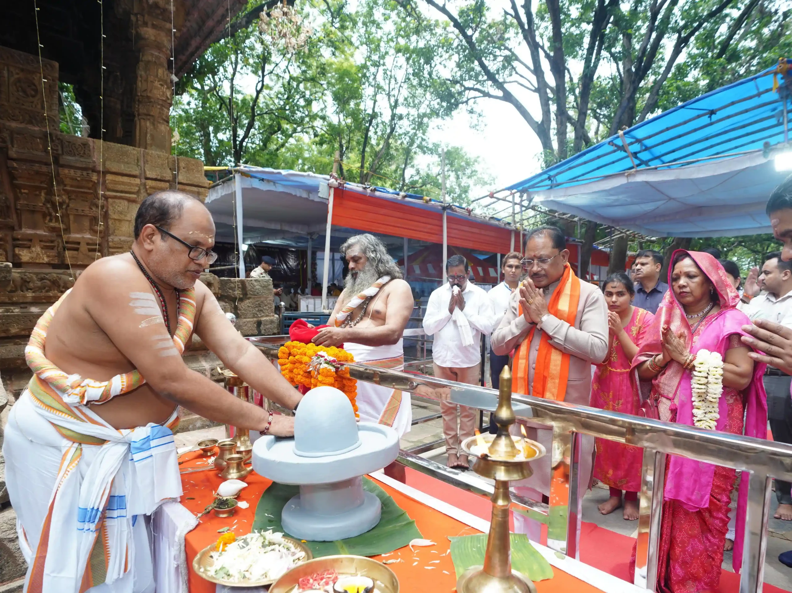 मुख्यमंत्री विष्णुदेव साय ने भोरमदेव धाम में की पूजा-अर्चना, प्रदेश की सुख-समृद्धि और लोककल्याण की कामना