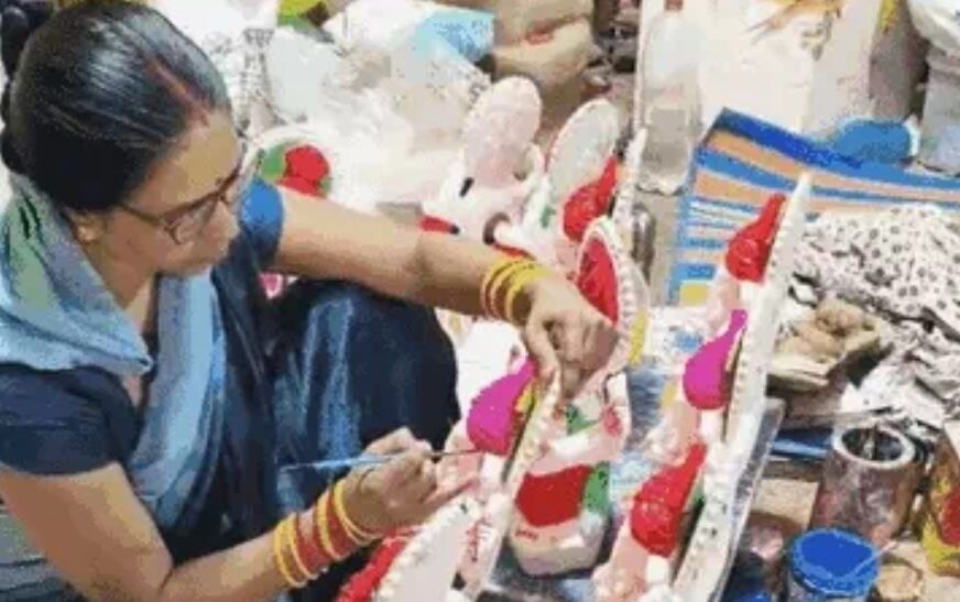 रायपुर में AI गणपति प्रतिमाओं से दूरी, विवाद के बाद पारंपरिक स्वरूपों पर मूर्तिकारों का जोर