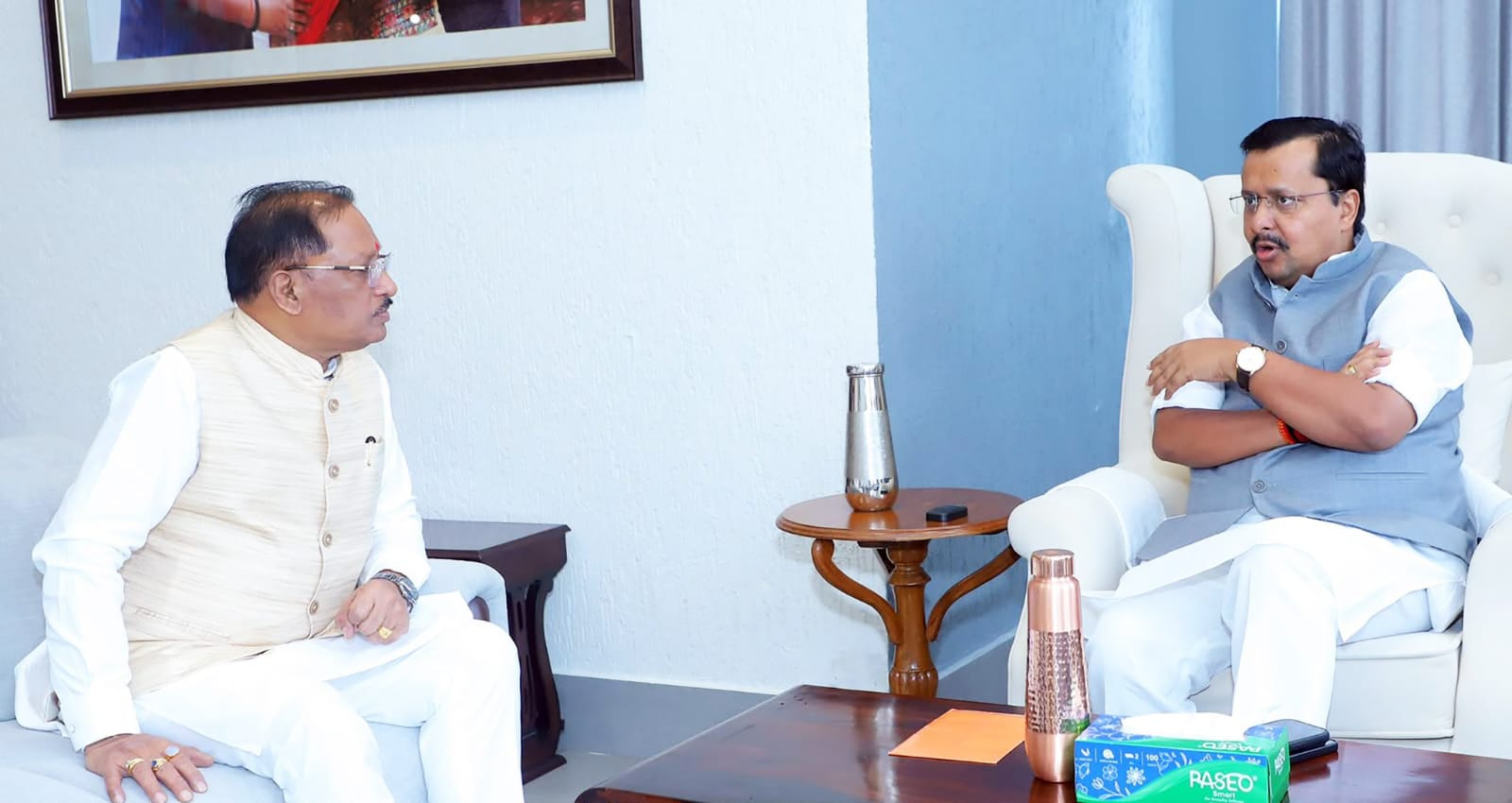 मुख्यमंत्री विष्णुदेव साय ने भाजपा राष्ट्रीय अध्यक्ष नितिन नवीन से की मुलाकात, संगठन और जनहित के मुद्दों पर चर्चा