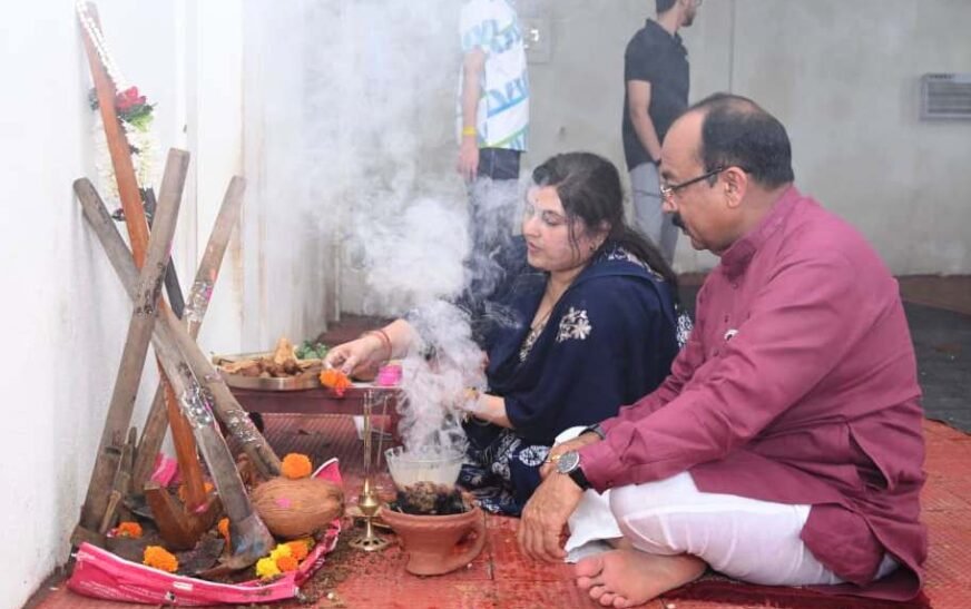 उप मुख्यमंत्री अरुण साव ने पारंपरिक तरीके से मनाई हरेली, प्रदेशवासियों को दी शुभकामनाएं