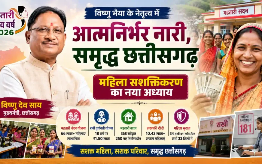 विशेष लेख: विष्णु भैया के नेतृत्व में आत्मनिर्भर नारी, समृद्ध छत्तीसगढ़ : महिला सशक्तिकरण का नया अध्याय