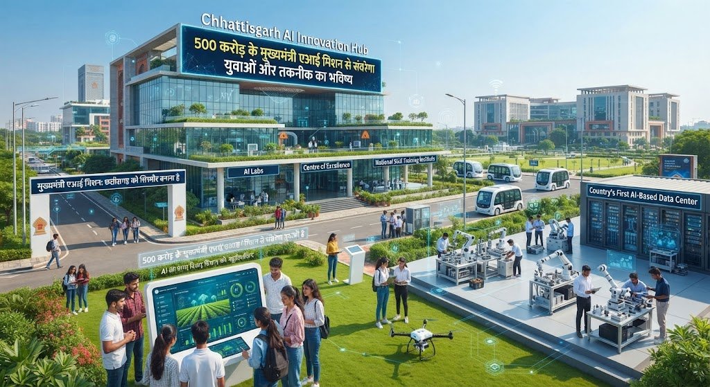 विशेष लेख: एआई क्षेत्र में नई उड़ान भरने को तैयार छत्तीसगढ़, 500 करोड़ के मुख्यमंत्री एआई मिशन से संवरेगा युवाओं और तकनीक का भविष्य