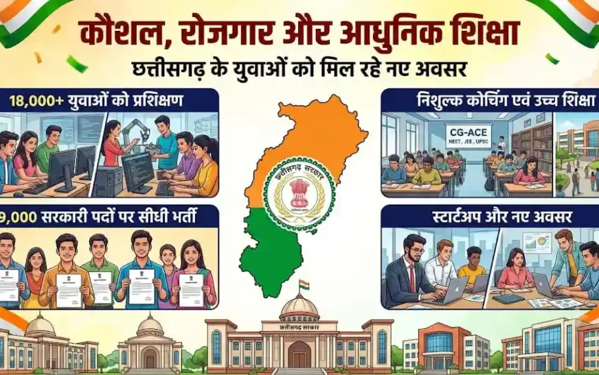 विशेष लेख: कौशल, रोजगार और आधुनिक शिक्षा पर सरकार का जोर, 18,330 युवाओं को मिला प्रशिक्षण; 9 हजार सरकारी पदों पर भर्ती प्रक्रिया