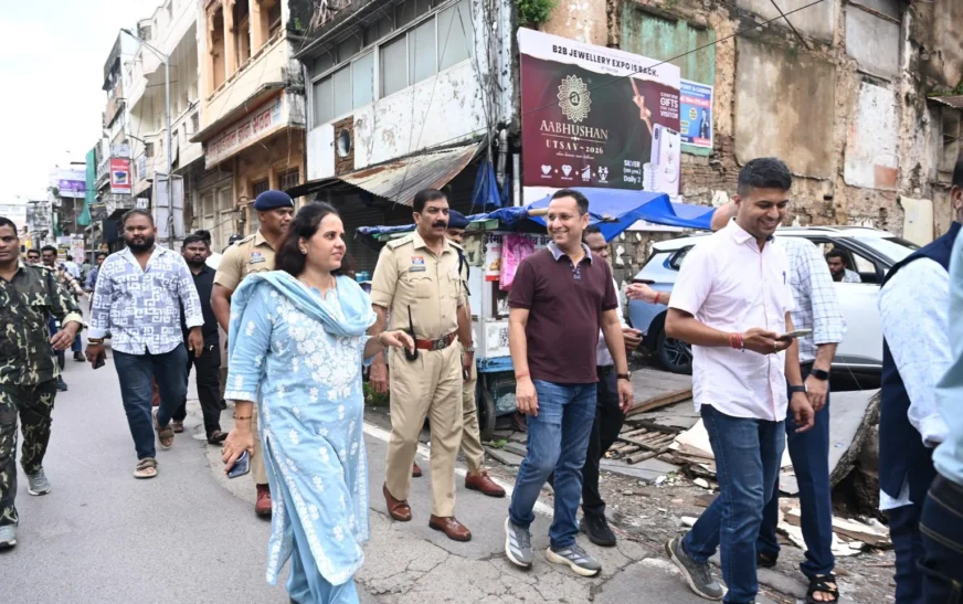 सदर बाजार के 10 जर्जर मकानों को नोटिस, गणेश विसर्जन झांकी से पहले खाली कराने के निर्देश