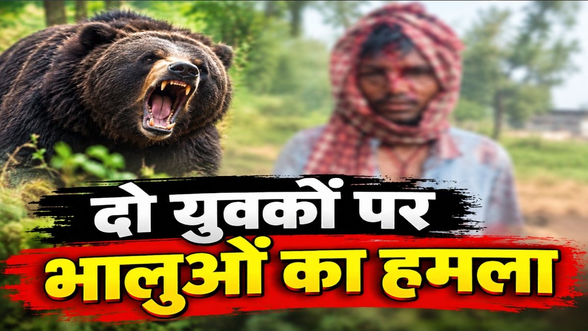 धमतरी में 4 भालुओं का हमला: दो युवकों को बनाया निशाना, एक गंभीर रूप से घायल