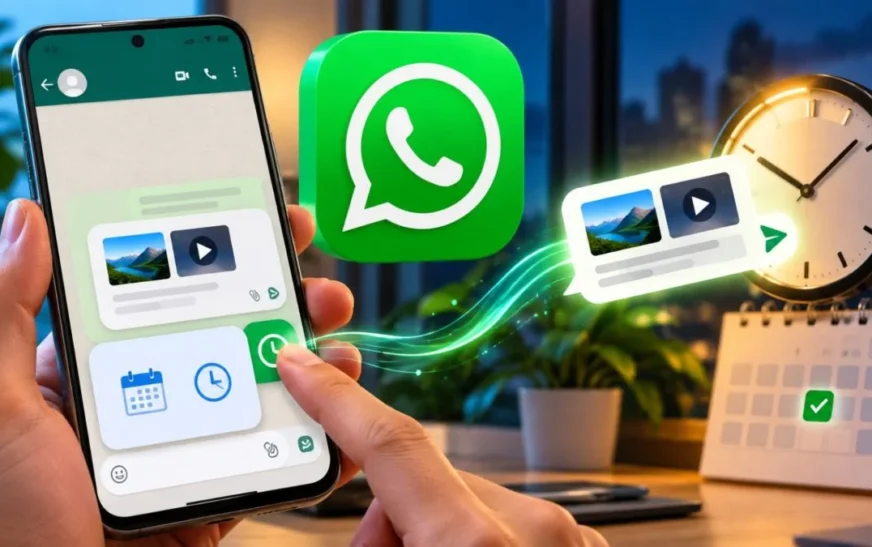 WhatsApp का नया Schedule Message फीचर मचाएगा धमाल, तय समय पर अपने आप भेज सकेंगे मैसेज, जानिए कैसे करेगा काम