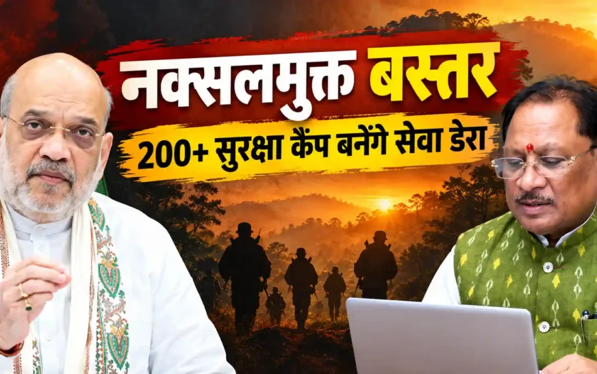 नक्सलमुक्त बस्तर में विकास का नया अध्याय, 200 से अधिक सुरक्षा शिविर बनेंगे शहीद वीर गुंडाधुर सेवा डेरा