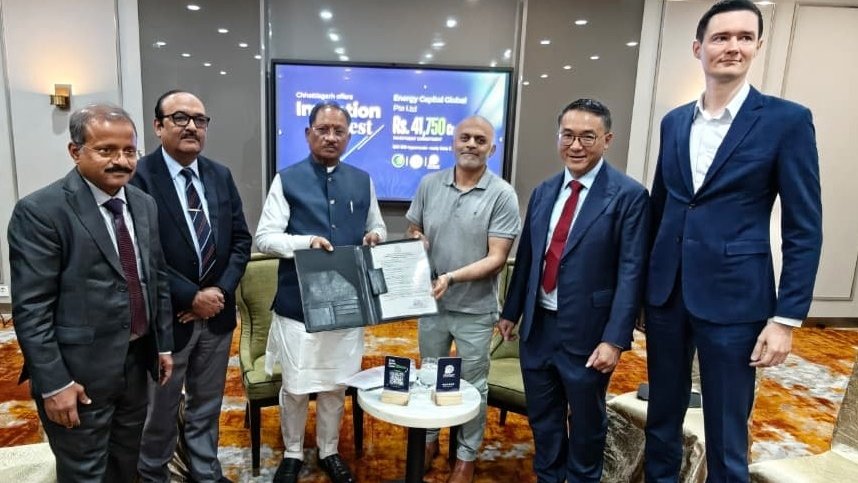 सिंगापुर से छत्तीसगढ़ को ₹43,250 करोड़ का FDI, एनर्जी कैपिटल ग्लोबल बनाएगी ₹41,750 करोड़ का AI-रेडी डेटा सेंटर कैंपस